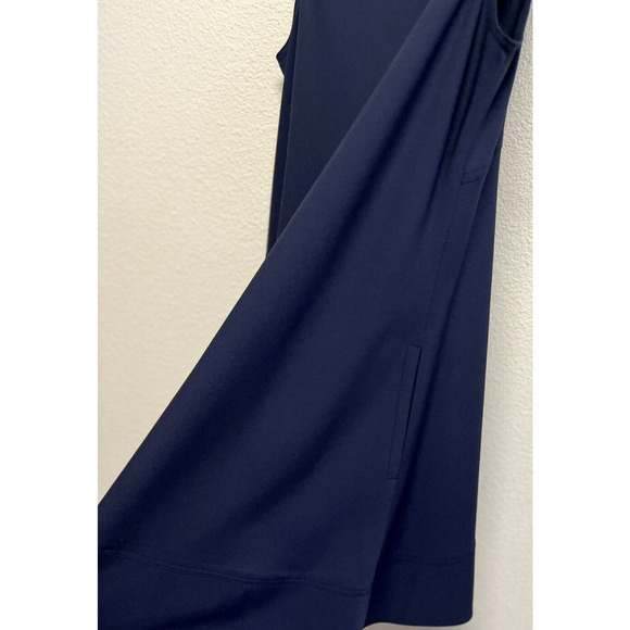 Theory Dacey W Women's Wool Blend Tent Dress Size 8 Pockets Charcoal Black - Picture 5 of 11